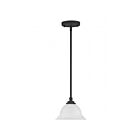 Livex Lighting 4256-04 Port 1-Lumière 100W Noir Suspendu