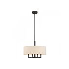 Livex Lighting 42604-92 Monroe 4-Lumières 240W Bronze anglais Suspendu