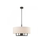 Livex Lighting 42605-92 Monroe 6-Lumières 350W Bronze anglais Suspendu