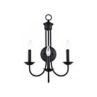 Livex Lighting 42673-04 3lumières 180W Noir Applique murale
