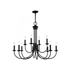 Livex Lighting 42680-04 12-Lumières 720W Laiton antique Lustre