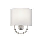 Livex Lighting 42891-91 1-lumière 40W Nickel brossé Applique murale