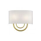 Livex Lighting 42892-33 2-lumières 80W Or doux Applique murale