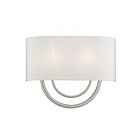 Livex Lighting 42893-91 2-lumières 80W Nickel brossé Applique murale
