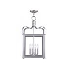 Livex Lighting 4314-91 Garfield 4-Lumières 240W Nickel brossé Suspendu