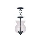 Livex Lighting 4392-04 Legacy 2-Lumières 120W Noir Cabriolet Plafonnier semi-encastré ou Suspendu