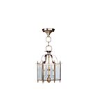 Livex Lighting 4403-01 Livingston 3-Lumières 180W Laiton antique Cabriolet Plafonnier semi-encastré ou Suspendu