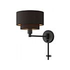 Livex Lighting Sentosa 45080-04 60W 1-Lumière Noir Applique Murale