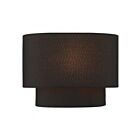 Livex Lighting Sentosa 45081-04 40W 1-Lumière Noir Applique Murale