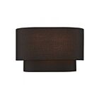 Livex Lighting Sentosa 45082-04 80W 2-Lumières Noir Applique Murale