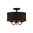 Livex Lighting 45127-04 Winchester 3-Lumières 120W Noir Suspendu