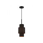 Livex Lighting 45612-04 Sentosa 1-Lumière 40W Noir Suspendu