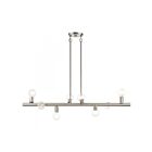 Livex Lighting 45869-04 Bannister 8-lumières 480W Nickel brossé Lustre