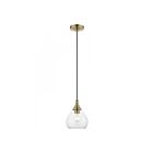Livex Lighting 46501-01 Catania 1-Lumière 60W Laiton antique Suspendu