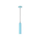 Livex Lighting 46751-74 Ardmore 1-Lumière 60W Bleu bébé brillant avec accents en chrome poli Suspendu