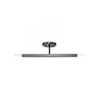 Livex Lighting Monaco 46842-46 2-Lumières 120W Chromé noir Plafonnier Semi Encastré