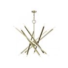 Livex Lighting 46847-01 14-Lumières 840W Laiton antique Lustre