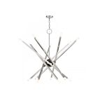 Livex Lighting 46847-91 14-Lumières 840W Nickel brossé Lustre