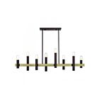 Livex Lighting 46868-07 8-Lumières 480W Bronze et laiton antique Lustre