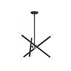 Livex Lighting 47003-04 6-Lumières 360W Noir Lustre