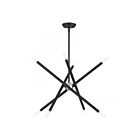 Livex Lighting 47005-04 8-Lumières 480W Noir Lustre