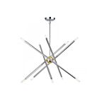 Livex Lighting 47006-52 10-Lumières 600W Chrome poli et laiton poli Lustre