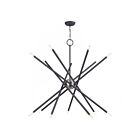 Livex Lighting 47009-76 14-Lumières 560W Laiton satiné Lustre