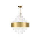 Livex Lighting 48877-08 Orenburg 14-Lumières 840W Laiton naturel Suspendu