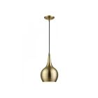 Livex Lighting 49016-01 Andes 1-Lumière 60W Laiton antique Suspendu