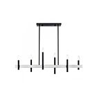 Livex Lighting 49336-04 6-Lumières 360W Noir et nickel brossé Lustre
