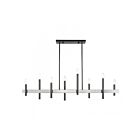 Livex Lighting 49338-46 8-Lumières 480W Laiton satiné et bronze Lustre