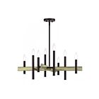 Livex Lighting 49348-07 8-Lumières 480W Bronze et laiton antique Lustre
