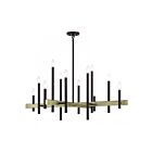 Livex Lighting 49349-07 12-Lumières 720W Bronze et laiton antique Lustre