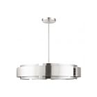 Livex Lighting 49418-91 Varick 7-Lumières 420W Nickel brossé Suspendu