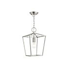 Livex Lighting 49432-91 Devonshire 1-lumière 100W Nickel brossé Convertible Plafonnier semi encastré ou Lustre