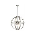 Livex Lighting 49646-91 Stoneridge 6-Lumières 360W Nickel brossé Suspendu
