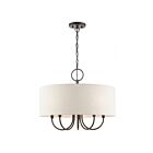 Livex Lighting 49805-92 Blossom 5-Lumières 300W Bronze anglais Suspendu