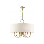 Livex Lighting 49806-01 Blossom 7-Lumières  Laiton antique Suspendu