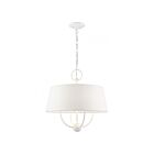 Livex Lighting 49844-03 Ridgecrest 4-Lumières 240W Blanc Suspendu