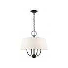 Livex Lighting 49844-04 Ridgecrest 4-Lumières 240W Noir Suspendu