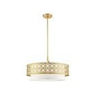 Livex Lighting 49870-33 Calinda 5-Lumières 300W Or doux Suspendu