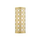 Livex Lighting Calinda 49878-33 40W 1-Lumière Or doux Applique Murale