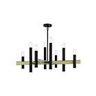 Livex Lighting 49996-07 8-Lumières 480W Bronze et laiton antique Lustre