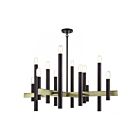 Livex Lighting 49997-07 12-Lumières 720W Bronze et laiton antique Lustre