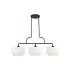 Livex Lighting 50303-07 3-Lumières 180W Bronze et laiton antique Lustre