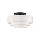 Livex Lighting 50307-07 4-Lumières 160W Bronze Plafonnier semi encastré