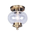 Livex Lighting Harbor 5032-01 1-Lumière 100W Luminaire de plafond