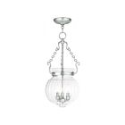Livex Lighting 50505-91 Everett 3-Lumières 180W Nickel brossé Suspendu