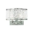 Livex Lighting Grammercy 50568-91 120W 2-Lumières Nickel brossé Applique Murale