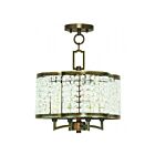 Livex Lighting 50574-64 Grammercy 4-lumières 240W Bronze Palacial appliqué à la main Convertible Plafonnier semi encastré ou Lustre